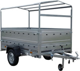 Unitrailer Tilting Hanger 230 with High Tarpaulin and Jockey Wheel