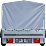 UNITRAILER Trailer Car 230 x 125 cm Garden Trailer 230 Tilting Unitrailer 750 kg with Jockey Wheel