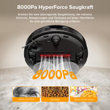 roborock Qrevo S5V Saugroboter mit Wischfunktion&Hebarem Wischmopp