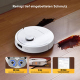 roborock Qrevo S5V Saugroboter mit Wischfunktion&Hebarem Wischmopp