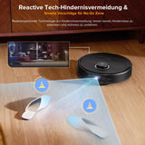 roborock Qrevo S5V Saugroboter mit Wischfunktion&Hebarem Wischmopp