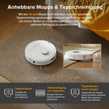 roborock Qrevo S5V Saugroboter mit Wischfunktion&Hebarem Wischmopp