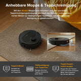 roborock Qrevo S5V Saugroboter mit Wischfunktion&Hebarem Wischmopp
